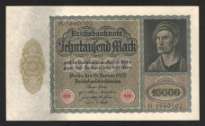 Germany 10000 Mark 1922 
P# 71; UNC