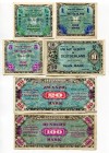 Germany Lot of 5 Banknotes 1944 Allied Occupation WWII
1/2 1 5 10 20 100 Mark 1944