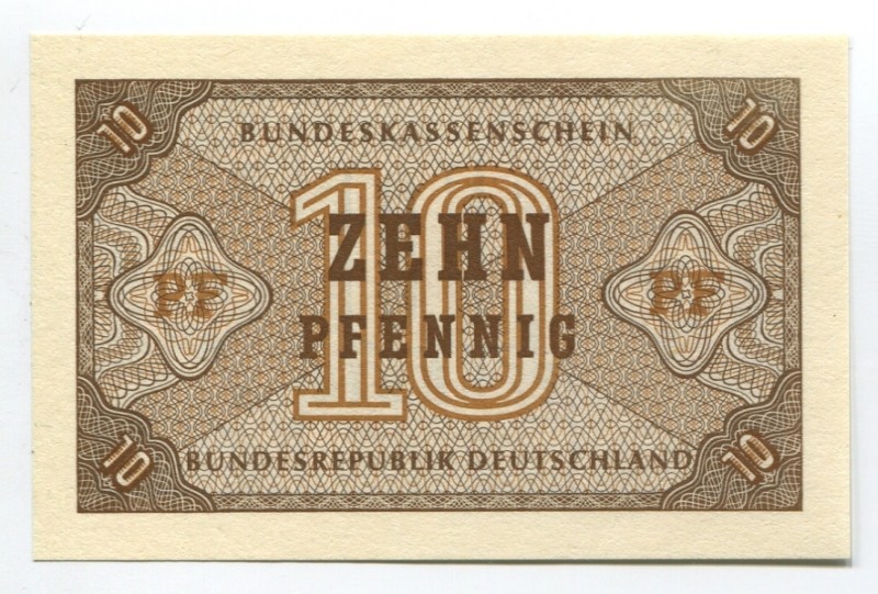 Germany - FRG 10 Pfennig 1967 
P# 26; № No; UNC