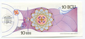 Germany 10 ECU Test Note 1992 Giesecke & Devrient GMBH
Munich; UNC