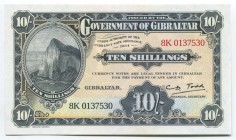 Gibraltar 10 Shillings 2018 Commemorative
№ 8K 0137530; UNC; Celebrate World Tourism