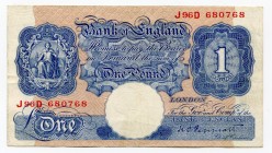 Great Britain 1 Pound 1934 -39
P# 363c; № 680768; XF