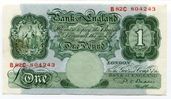 Great Britain 1 Pound 1949 -55
P# 369b; № 804243; UNC
