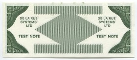 Great Britain De La Rue Test Note 2000 Specimen
De La Rue Systems Ltd; UNC
