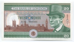 Great Britain 20 Pounds 2016 Specimen
Gabris; UNC
