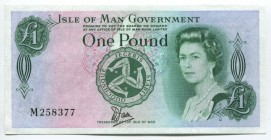Isle of Man 1 Pound 1983 Bradvek Polymer
P# 38a; № M 258377; UNC; Bradvek Polymer