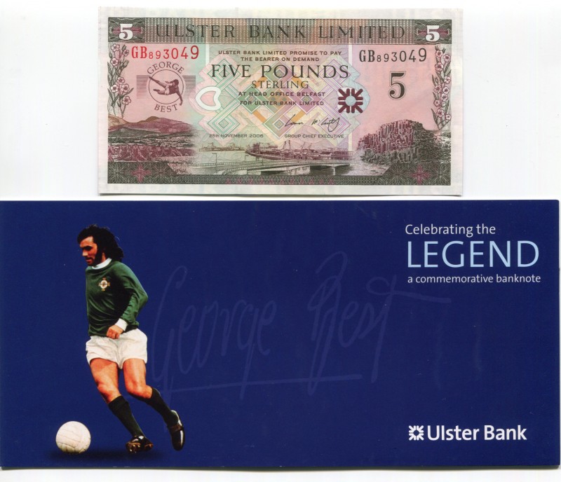 Northern Ireland 5 Pounds 2006 Commemorative with Original Folder
P# 339; № GB8...