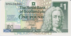 Scotland 1 Pound 1999 
P#360; Opening of the Scottish Parlament; UNC