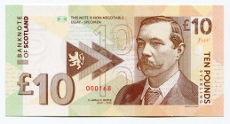 Scotland 10 Pounds 2017 Specimen "Arthur Conan Doyle"
Sir Arthur Conan Doyle (1859-1930), Statue of Sherlock Holmes; Fantasy Banknote; Limited Editio...