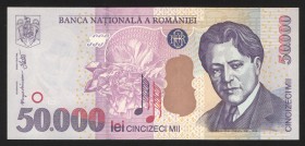 Romania 50000 Lei 2000 
P# 109A; UNC