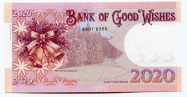 Scandinavia 2020 Blessings 2019 
Fantasy Banknote; Limited Edition; Made by Matej Gábriš; BUNC