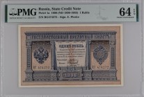 Russia 1 Rouble 1898 -03 PMG 64
P# 1a; № БГ474272; UNC