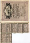 Russia 25000 Roubles 1917 Series II
P# 37I; 7 coupons