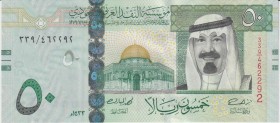 Saudi Arabia 50 Riyals 2012
P# 34c; UNC