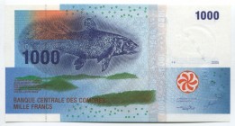 Comoros 1000 Francs 2005 
P# 16a; Serie A; UNC