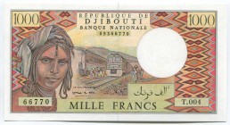 Djibouti 1000 Francs 1979 -91
P# 37; № 09366770; UNC