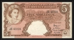 East Africa 5 Shillings 1958 
P# 37; VF