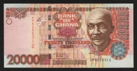 Ghana 20000 Cedis 2003 
P# 36b; UNC