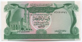 Libya 1 Dinar 1984 
P# 49; № 232396; UNC