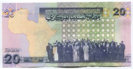 Libya 20 Dinars 2009 
P# 74; № 726178; UNC