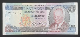 Barbados 100 Dollars 1994 
P#45; VF+