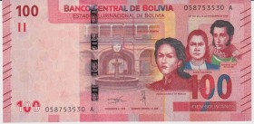 Bolivia 100 Bolivianos 2018 
P#251; UNC