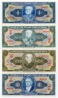 Brazil Set of 7 Notes 1953 -67
Various Dates & Denominations; UNC