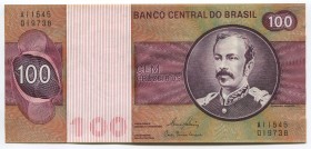 Brazil 100 Cruzeiros 1981 
P# 195; № A11545019738; UNC