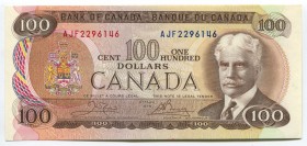 Canada 100 Dollars 1975 
P# 91a; № AJF 2296146; UNC