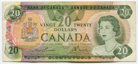 Canada 20 Dollars 1979 
P# 93a; № 50590741070; VF-XF