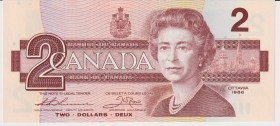 Canada 2 Dollars 1986 
P#94b; UNC; Signature Thiessen-Crow