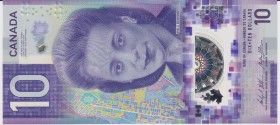 Canada 10 Dollars 2018 
B-77a; UNC; Polymer; Viola Desmond