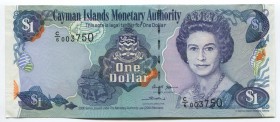 Cayman Islands 1 Dollar 2006 
P# 33c; aUNC — UNC-