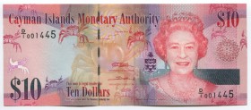 Cayman Islands 10 Dollars 2010 
P# 40a; UNC