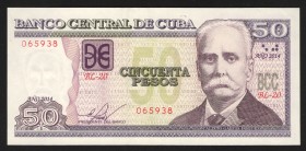 Cuba 50 Pesos 2014 
P# 123i; UNC
