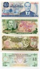 Argentina & Costa Rica Lot of 8 Notes 1986 -93
Various Coutries, Dates & Denominations; UNC