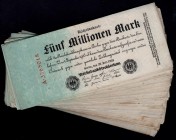 Germany Lot of 36 Banknotes 5 Millionen Mark 1923
P# 98