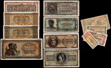 Greece Lot of 12 Banknotes
Various Dates, Denominations & Conditions