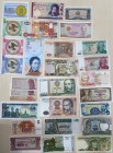 World Lot of 50 Notes 
Various Coutries, Dates & Denominations; UNC