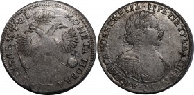 Russia 1 Rouble 1720 Rare
Bit# 385 R ; Diakov# 1009; Silver