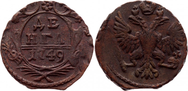 Russia Denga 1749 
Bit# 359; Copper 6,48g.; VF-XF