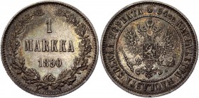 Russia - Finland 1 Markka 1890 L
Bit# 230; Silver 5,2g.; XF+