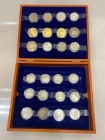 Russia - USSR Set of 24 Coins
Various Motives, Dates & Denominations; Proof; Comes with Nice Wooden Box