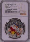 Russia 3 Roubles 2019 NGC PF69UC
Father Frost & Summer, Colorized, Silver, 1Oz, Colorized, (.925) • 33.94 g • ⌀ 39 mm;