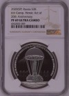 Russia 3 Roubles 2020 NGC PF69UC
6th Comp. Heroic Act of 20th Anniversary, Silver, Colorized, (.925) • 33.94 g • ⌀ 39 mm;
