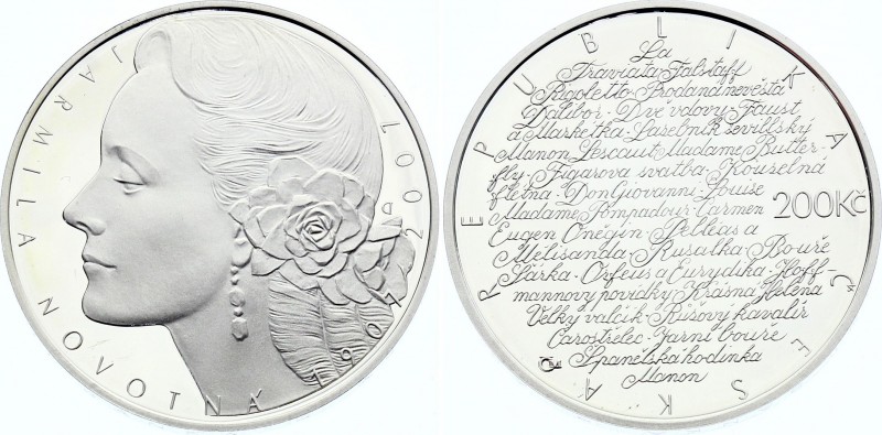 Czech Republic 200 Korun 2007 
KM# 93; Silver Proof; 100th Anniversary of the B...