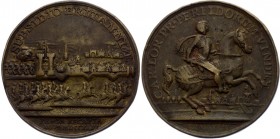 Bohemia Medal "On the reconquest of Prague of Prussia by Field Marshal Alexander of Lorraine" 1744 
13.83g 42mm; Auf die Rückeroberung Prags von Preu...
