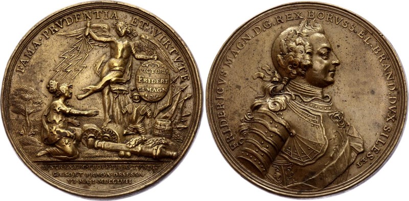 Bohemia Medal "Victory of Prussian over the Austrian Army in Seven Years War at ...