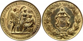 Bohemia Medal "Teplitz Industrial Expo" 1879 
57.73g 58mm; Medal "Gewerbe und Industrie ausstellung in Teplitz"