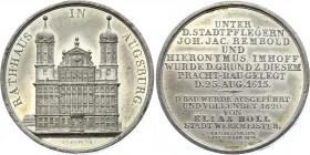 German States Augsburg Medal "Town Hall of Augsburg" 1837 
23.35g 45mm; Rathaus in Augsburg